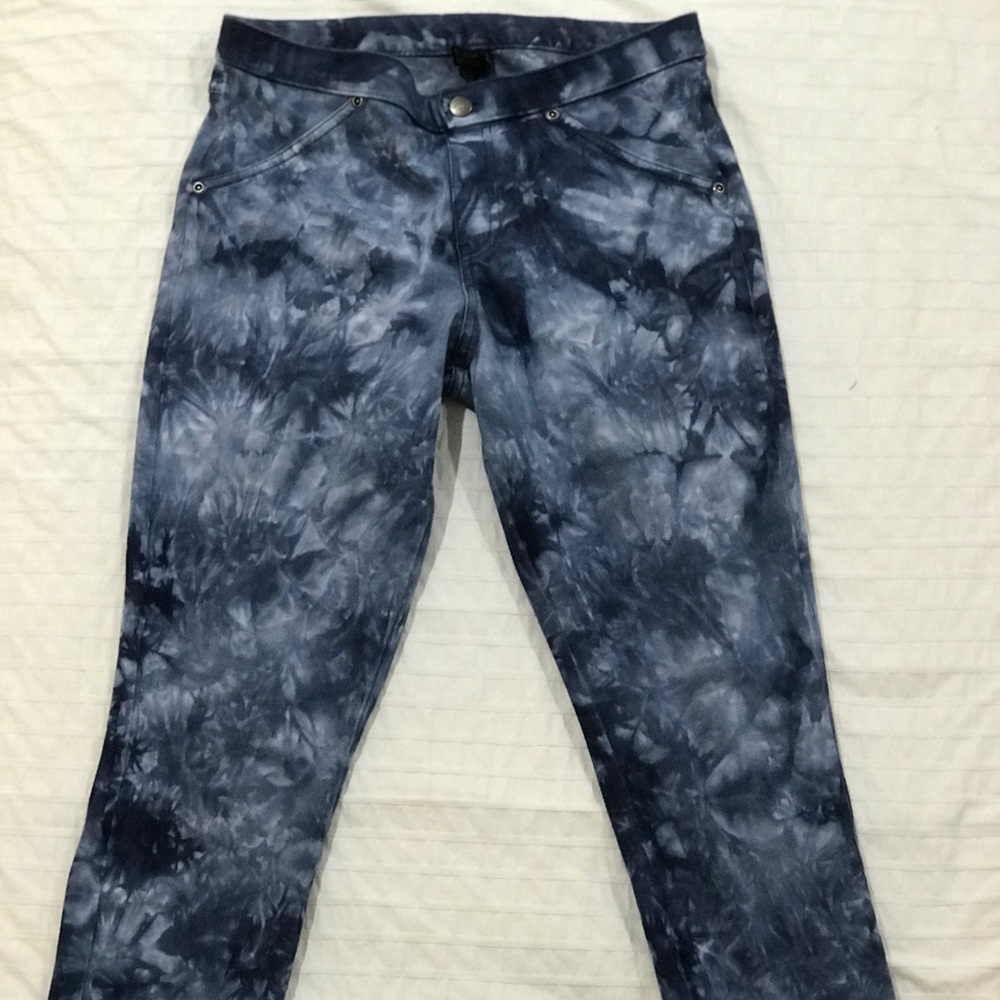 Tie dye denim skimmer